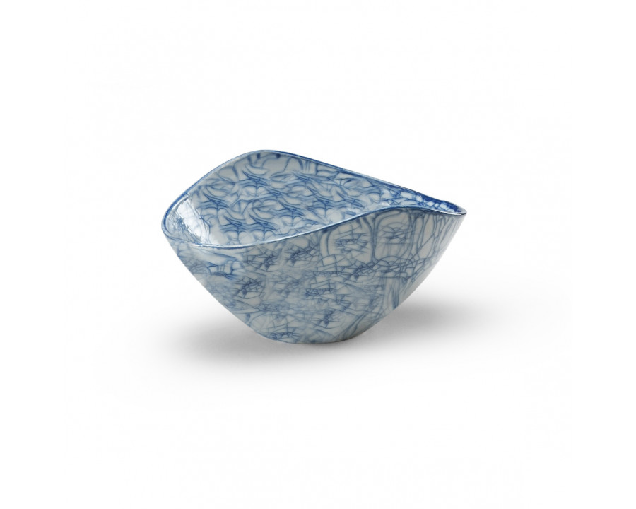 Chelsea House - Oval Centerpiece in Blue/White, Porcelain