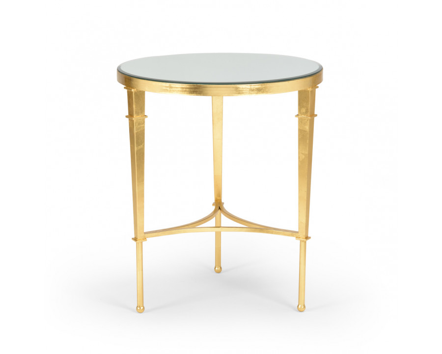 Chelsea House - Round Regent Table in Gold Leaf