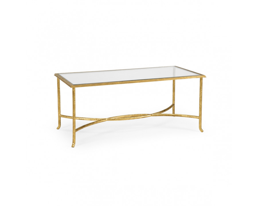 Chelsea House - Watson Coffee Table in Gold/Clear