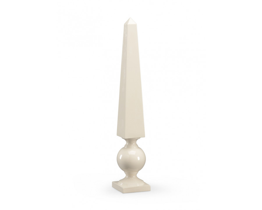 Chelsea House - Ceramic Obelisk in White