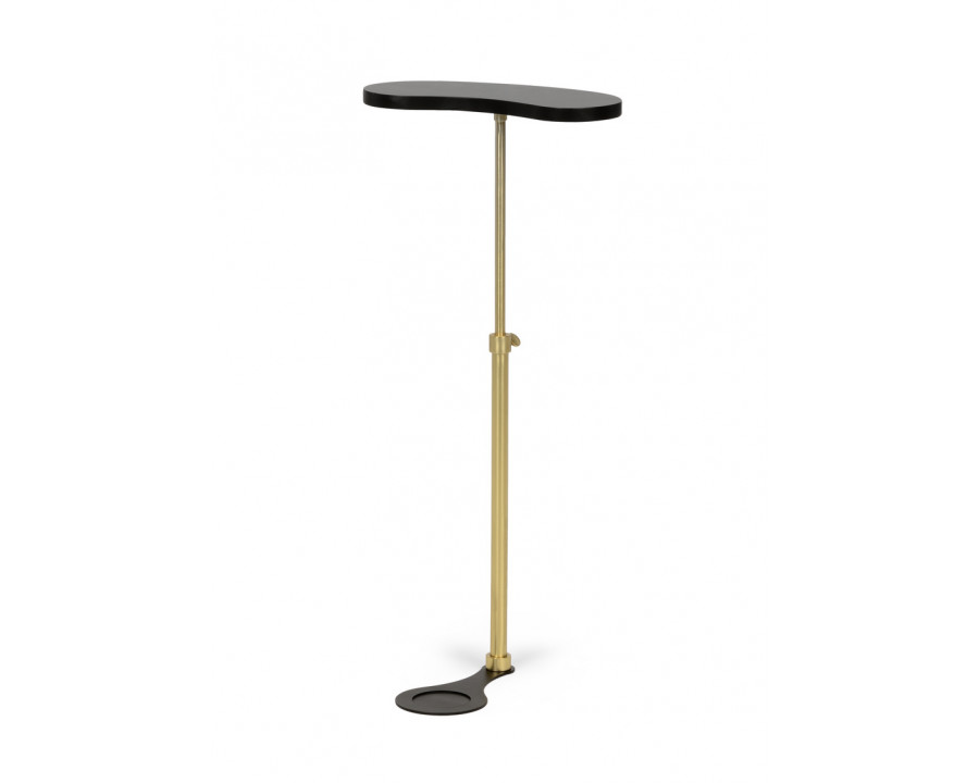 Chelsea House - Drink Table in Black/Antique Brass