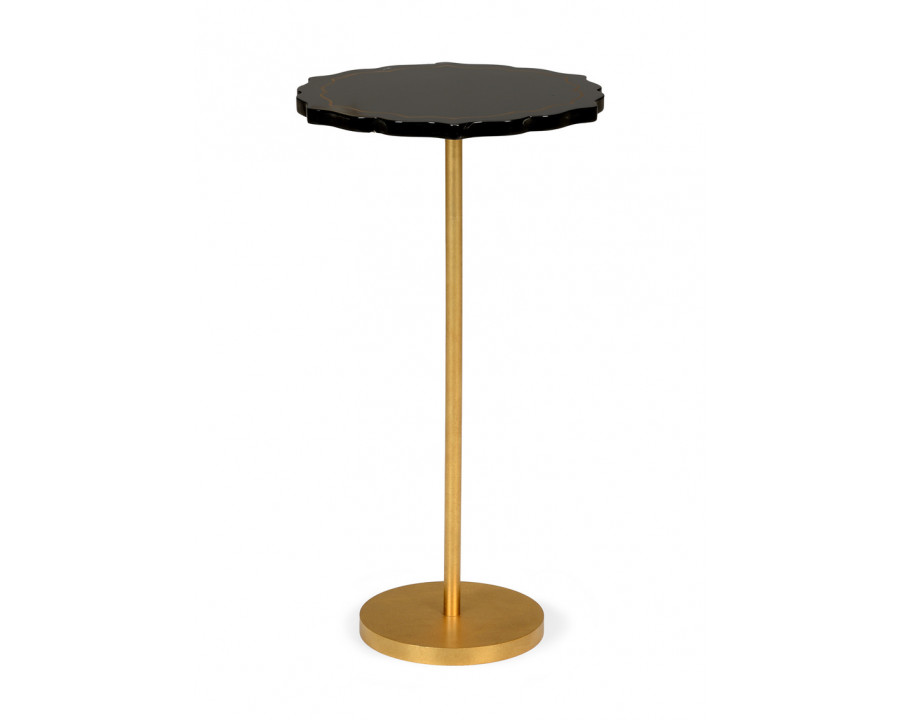 Chelsea House - Side Table in Gold Leaf/Black