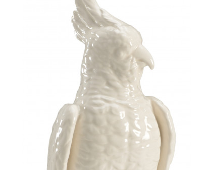 Chelsea House - Cockatoos (Pr) 1 Type in White, Ceramic