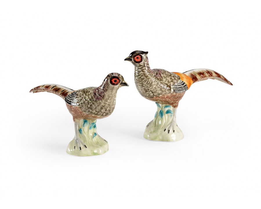 Chelsea House - Pheasants (Pr) in Ceramic