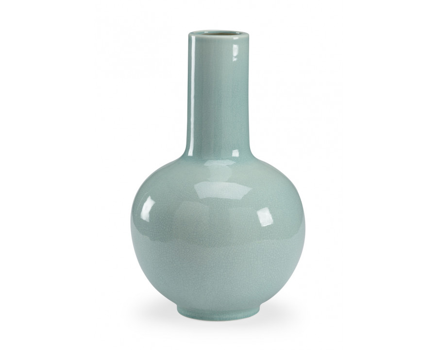 Chelsea House - Wicker Celadon Vase in Porcelain