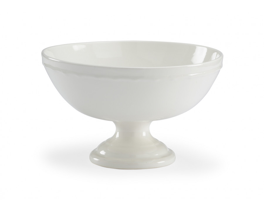 Chelsea House - Pedestal Centerpiece in Off White