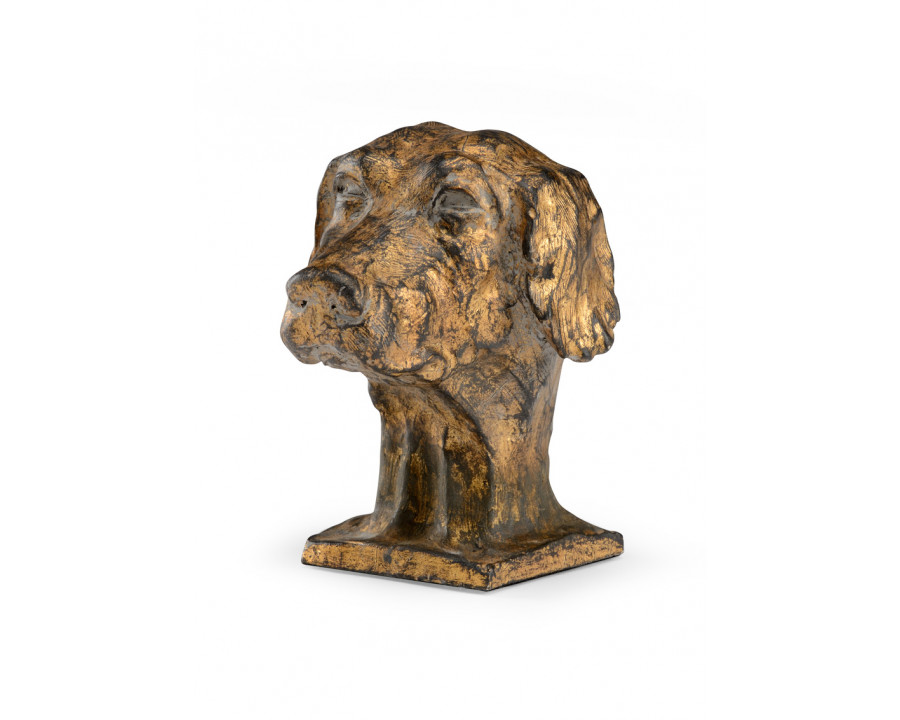 Chelsea House - Dog "Sculpture" in Antique Gold/Bronze