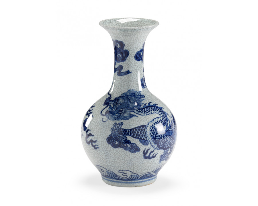 Chelsea House - Dragon Crackle Vase in Hand Painted