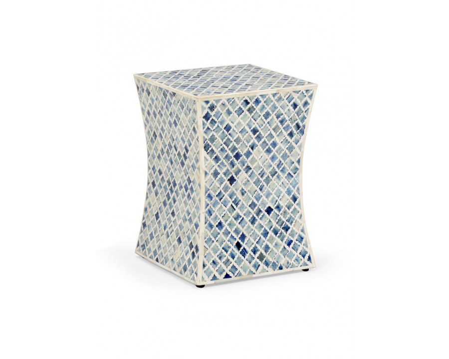 Chelsea House - Bristol Side Table in Blue/White