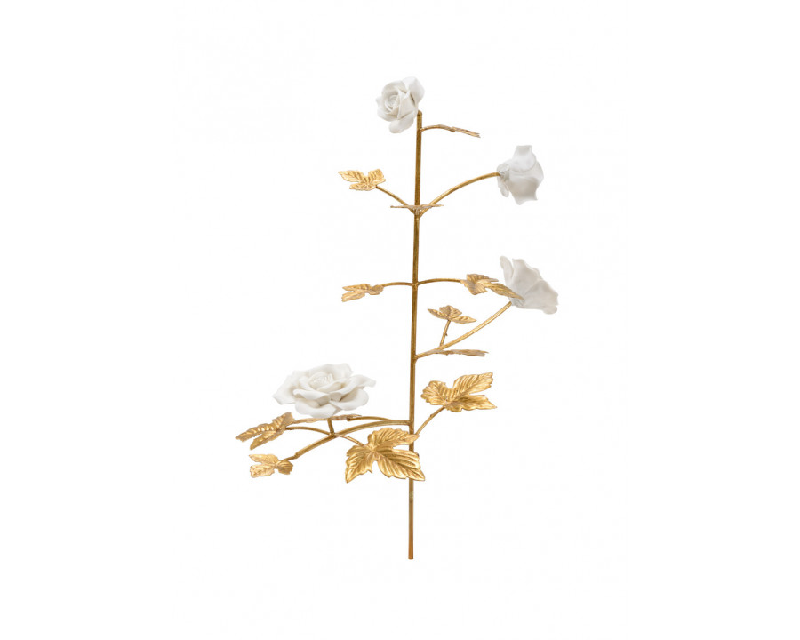 Chelsea House Rose Stem - White, Small