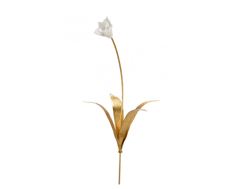 Chelsea House Tulip Stem  - White, Medium