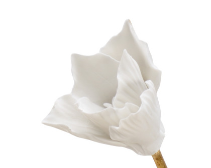 Chelsea House Tulip Stem  - White, Medium