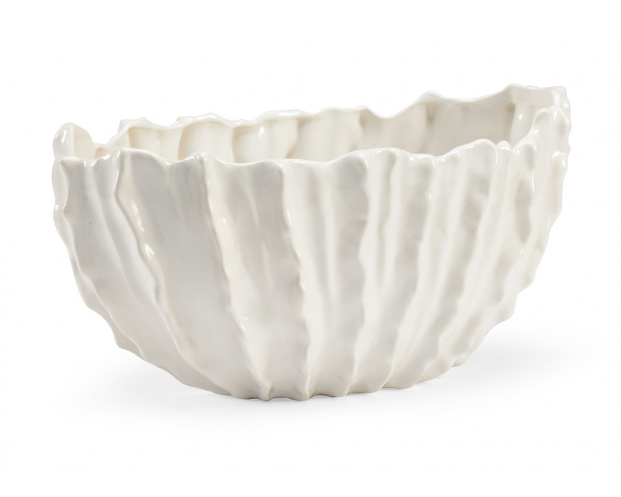 Chelsea House - Rhinehart Bowl in White