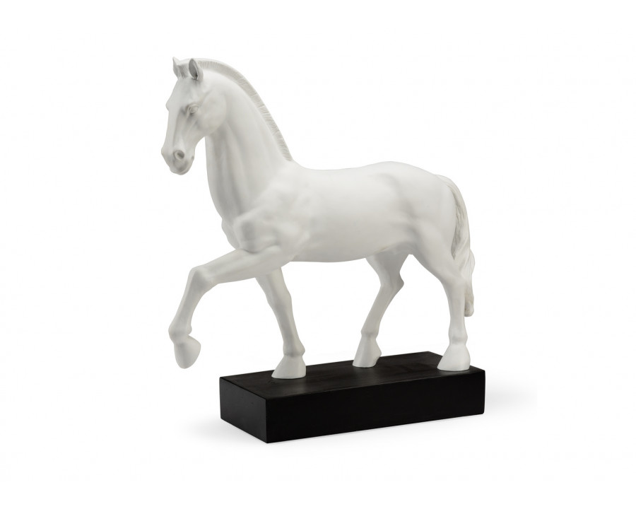 Chelsea House - Horse Accent in White/Black