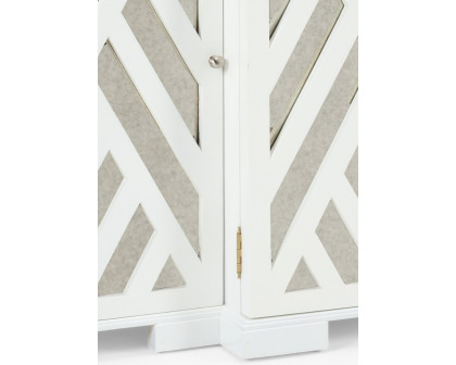 Chelsea House - Tidewater Cabinet in White/Antique