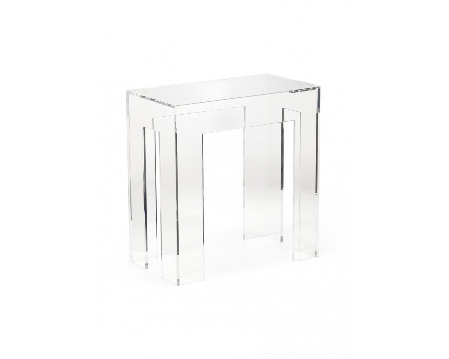 Chelsea House - Acrylic End Table in Clear