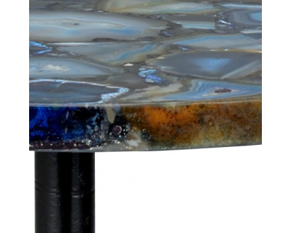 Chelsea House - Agate Side Table in Blue