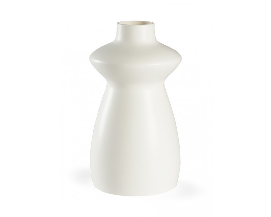 Chelsea House - Tokyo Vase in Matte White