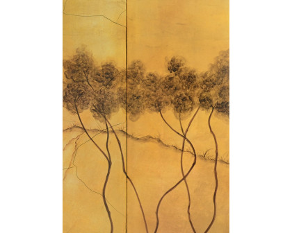 Chelsea House - Landscape Panels in Antique Gold Leaf