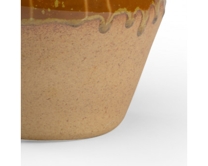 Chelsea House - Puebla Vase in Brown/Green