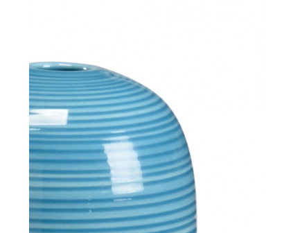 Chelsea House - Leon Vase Set (S3) in Ocean Blue