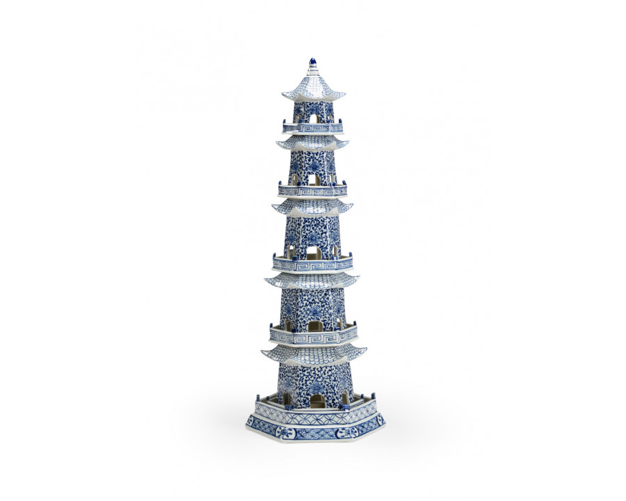 Chelsea House - Canton Pagoda in Cobalt/Off White