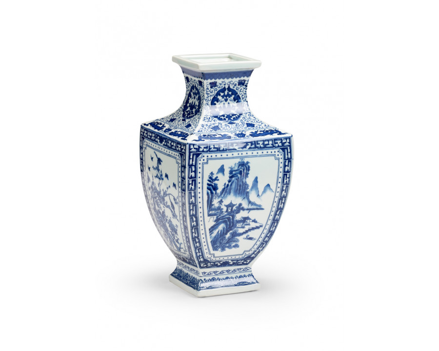 Chelsea House - Ming Vase In Panel in Blue/White