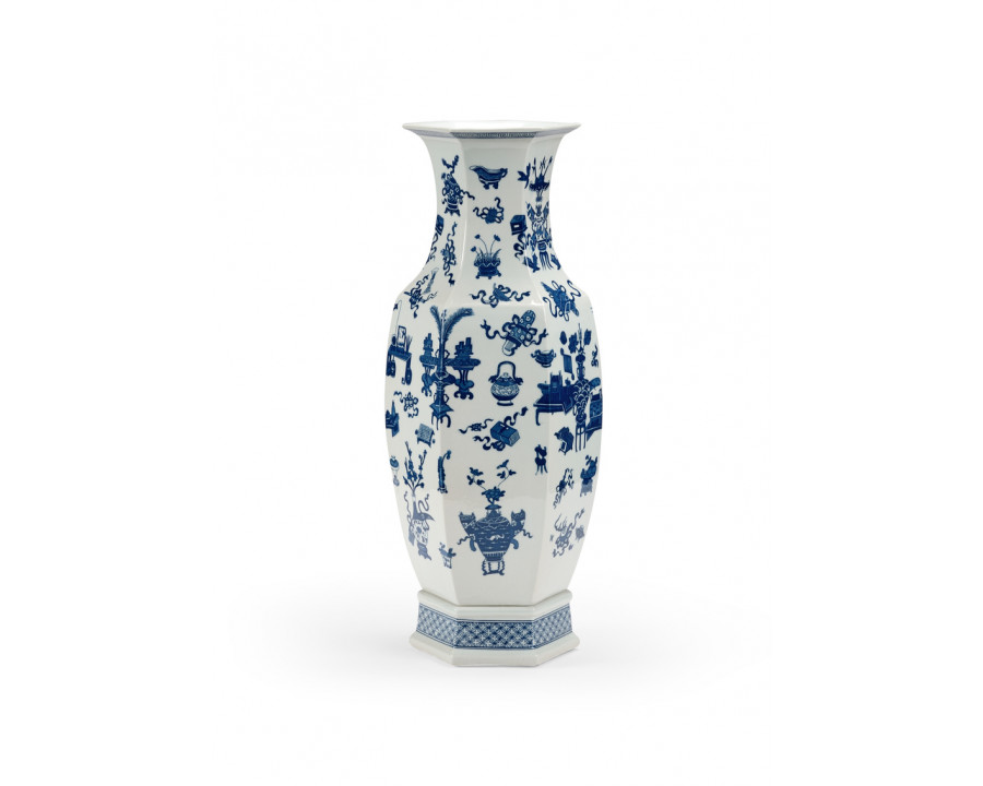 Chelsea House - Large Ming Vase in Blue/White