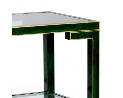 Chelsea House Decker Console - Malachite