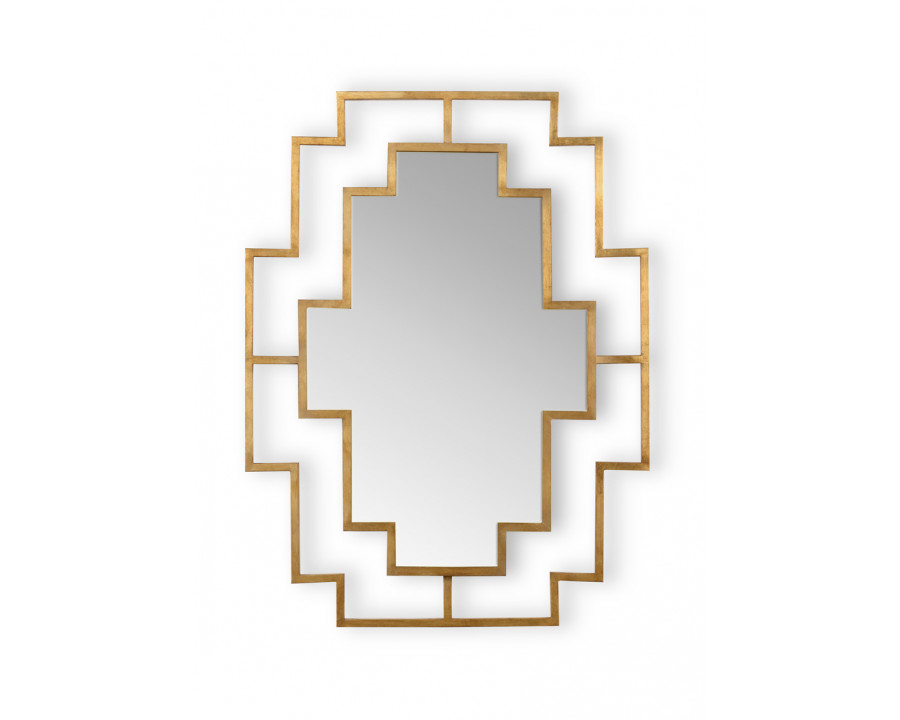 Chelsea House - Hampton Mirror in Antique Gold/Plain