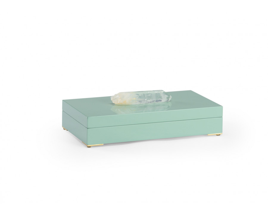 Chelsea House - Greenville Small Box in Mint Green