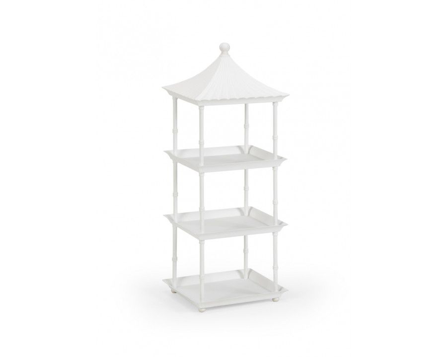 Chelsea House Pagoda Shelf - White