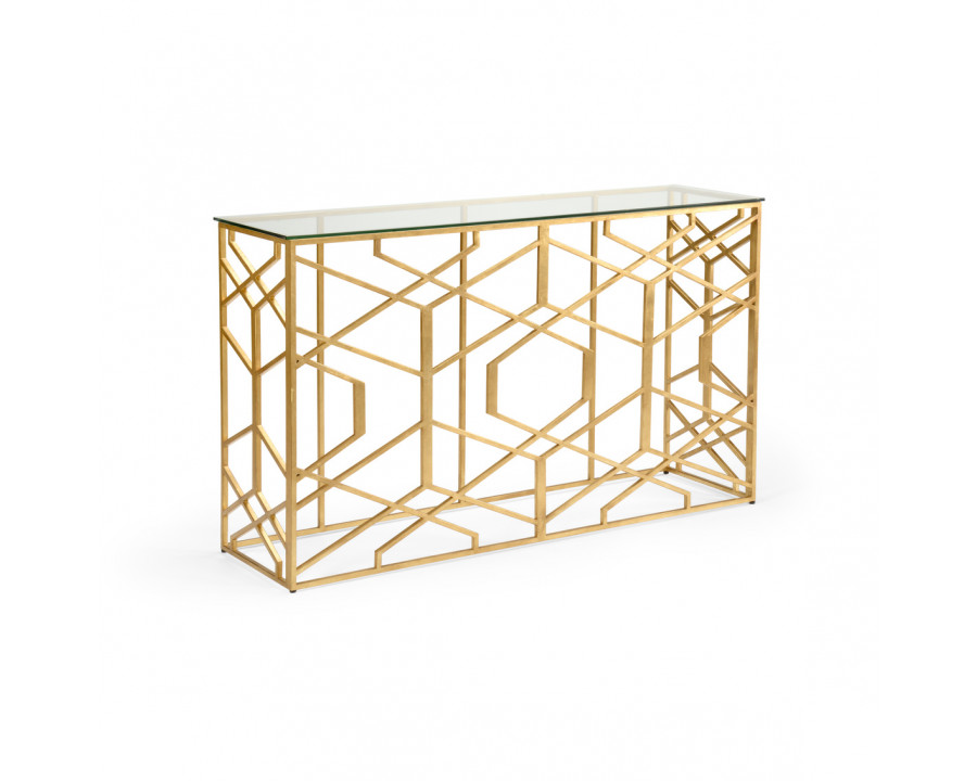 Chelsea House - Trellis Console in Clear/Beveled