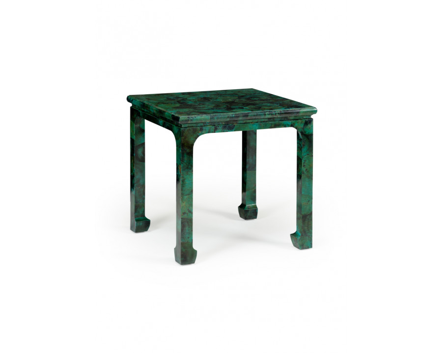 Chelsea House - Malachite Side Table in Black/Green