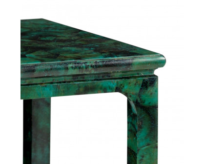 Chelsea House - Malachite Side Table in Black/Green