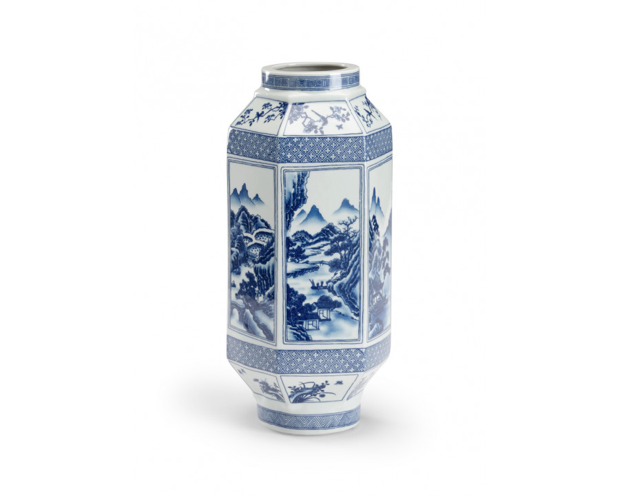 Chelsea House - Qing Vase in Blue/White