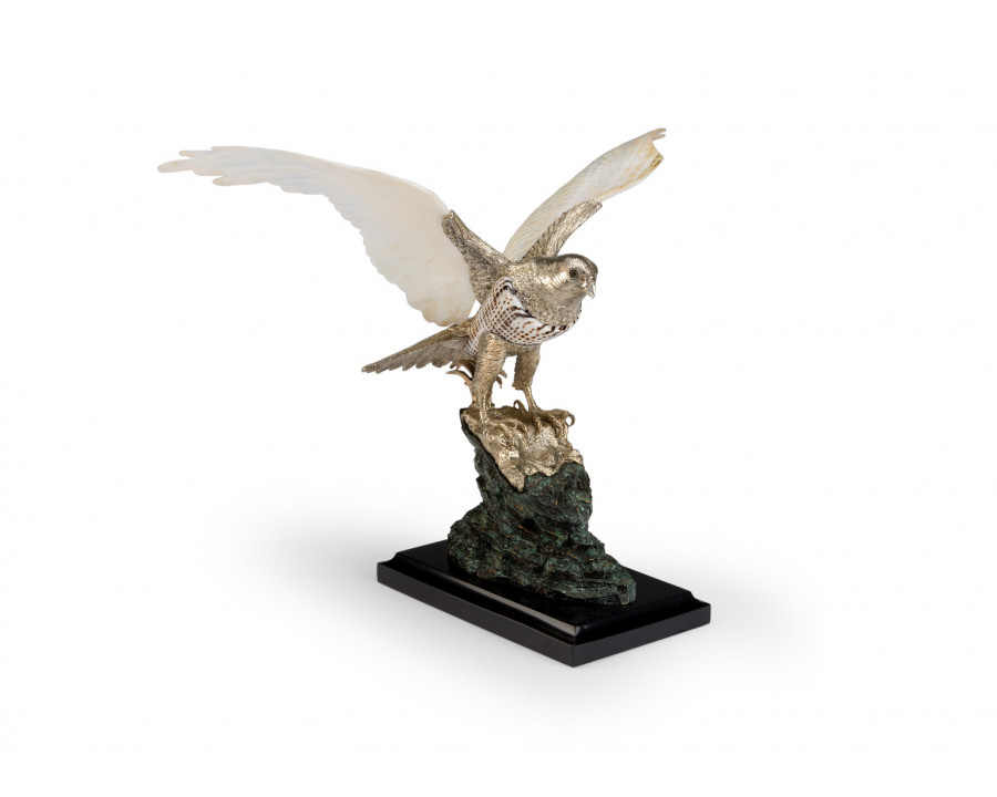 Chelsea House - Falcon in Natural/Silver Plated