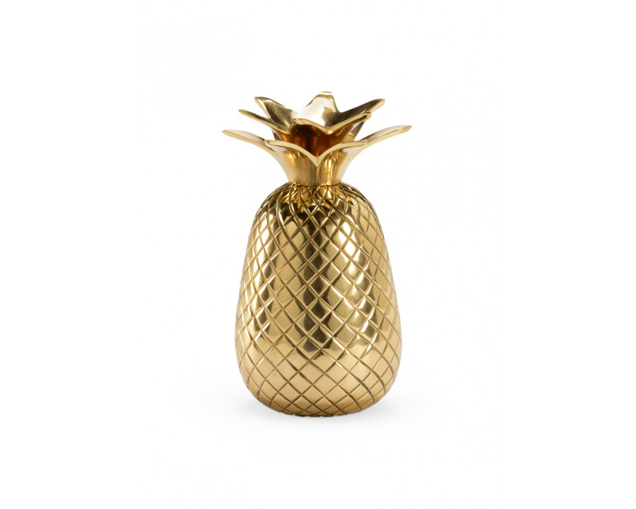 Chelsea House Pineapple Candlestick - Polished Brass