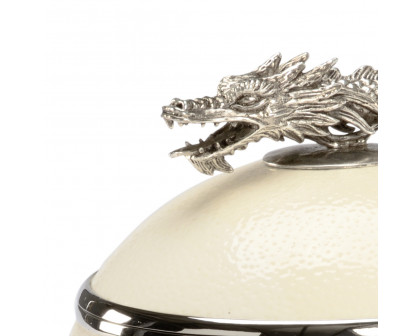 Chelsea House - Dragon Box in Silver Plated/Natural