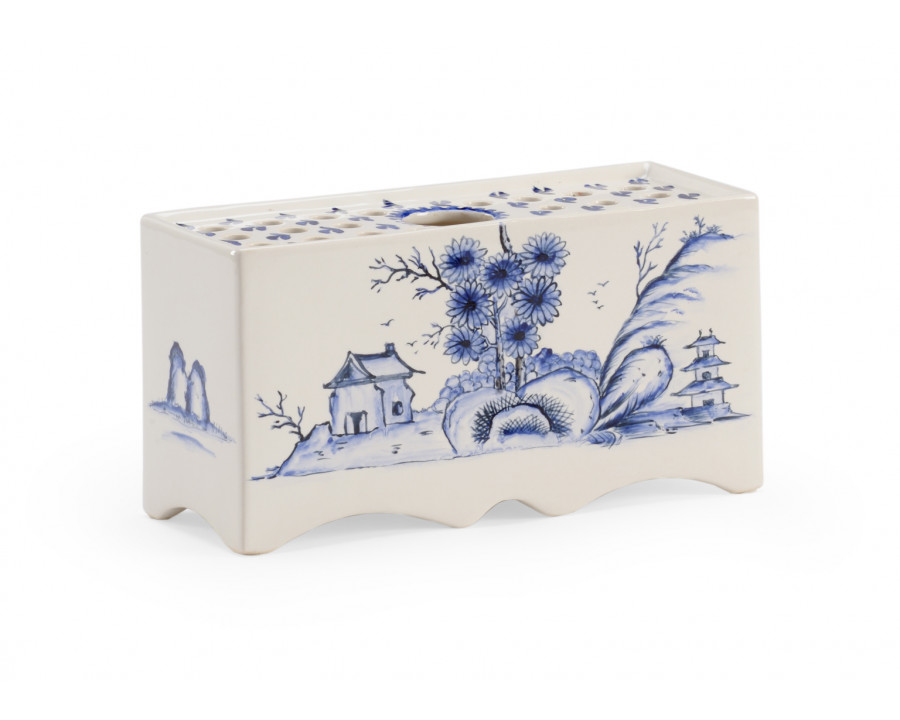 Chelsea House - Delft Flower Brick in Blue/White