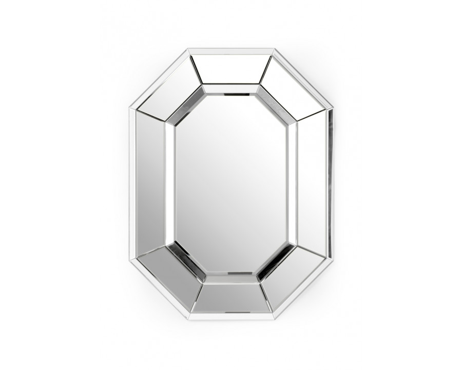 Chelsea House - Briarwood Mirror in Polished Nickel/Clear