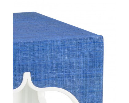 Chelsea House - Moroccan Side Table in Blue/White