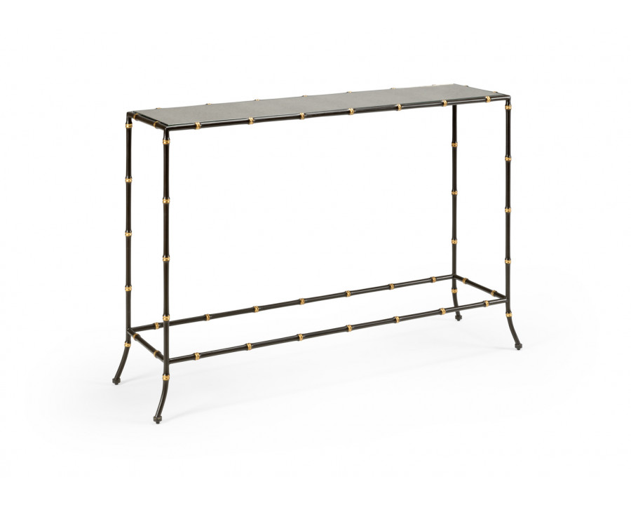 Chelsea House - Saigon Console in Espresso/Gold