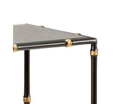 Chelsea House - Saigon Console in Espresso/Gold