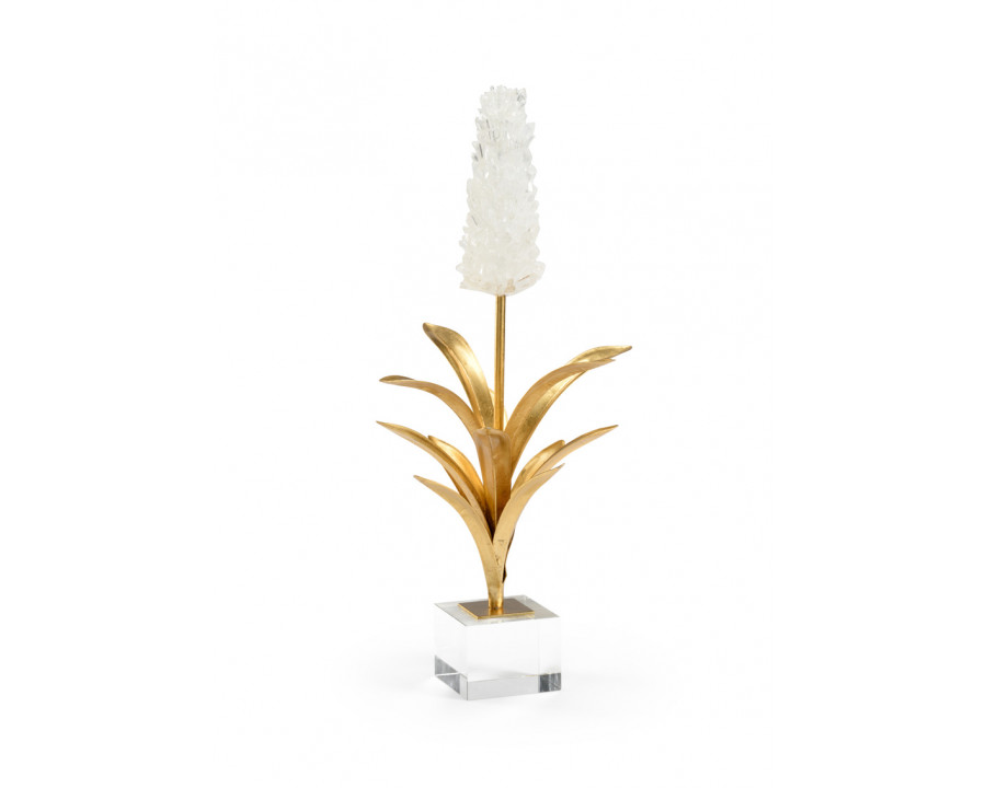 Chelsea House - Hyacinth in Natural/Antique Gold Leaf