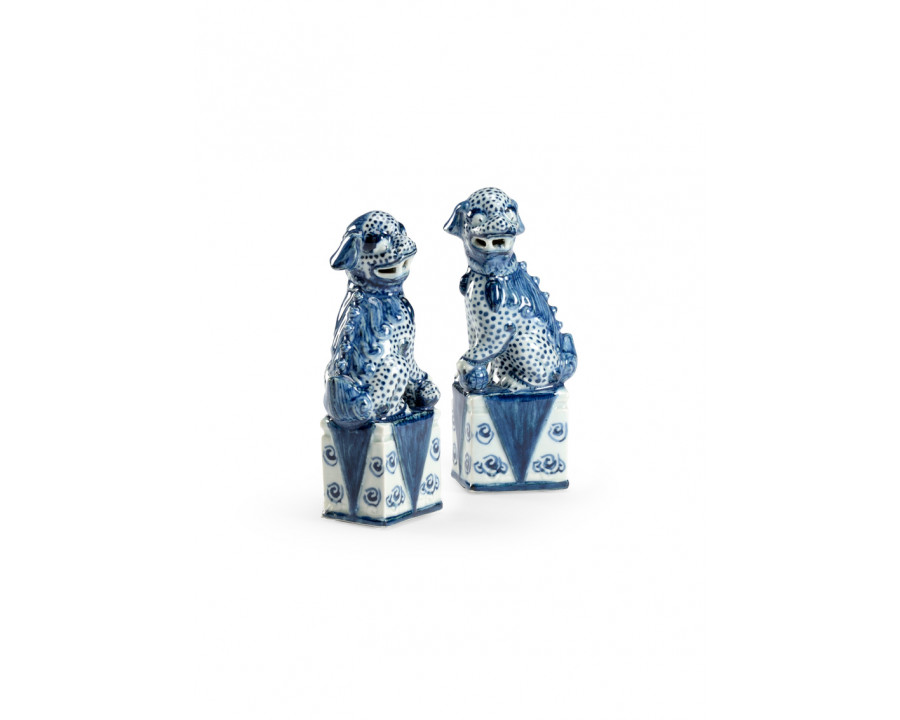 Chelsea House - Palace Dogs (Pr) in Blue/White