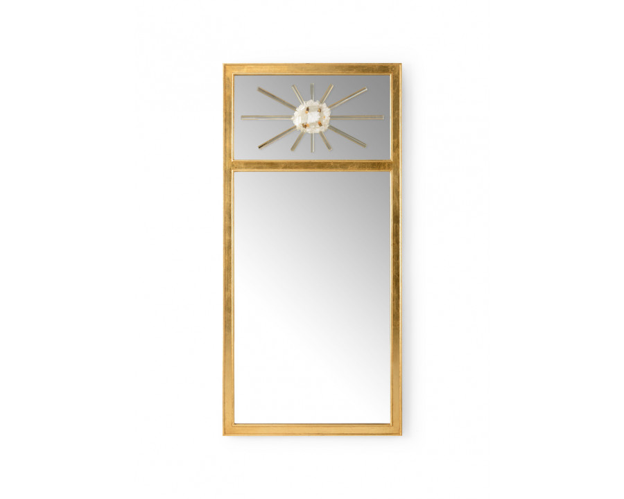 Chelsea House - Crystal Trumeau Mirror in Antique/Clear