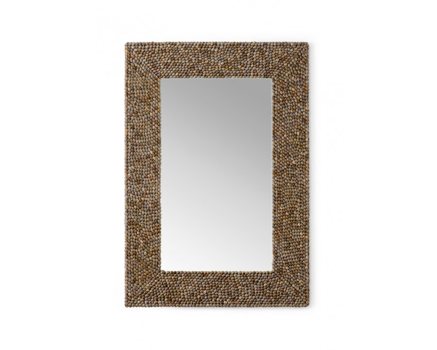 Chelsea House - Dark Shell Mirror in Nerita Shells/Plain