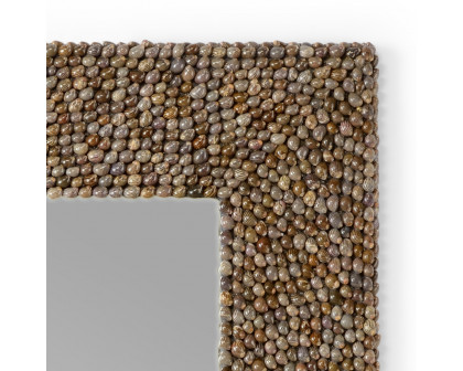 Chelsea House - Dark Shell Mirror in Nerita Shells/Plain