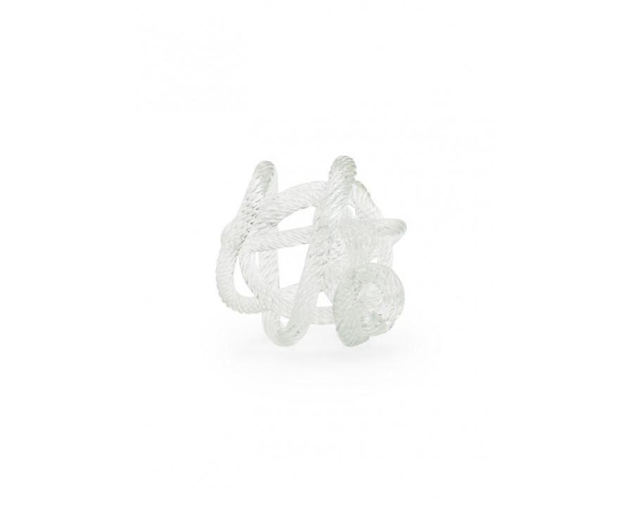 Chelsea House - Glass Love Knot in Clear